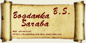 Bogdanka Šaraba vizit kartica